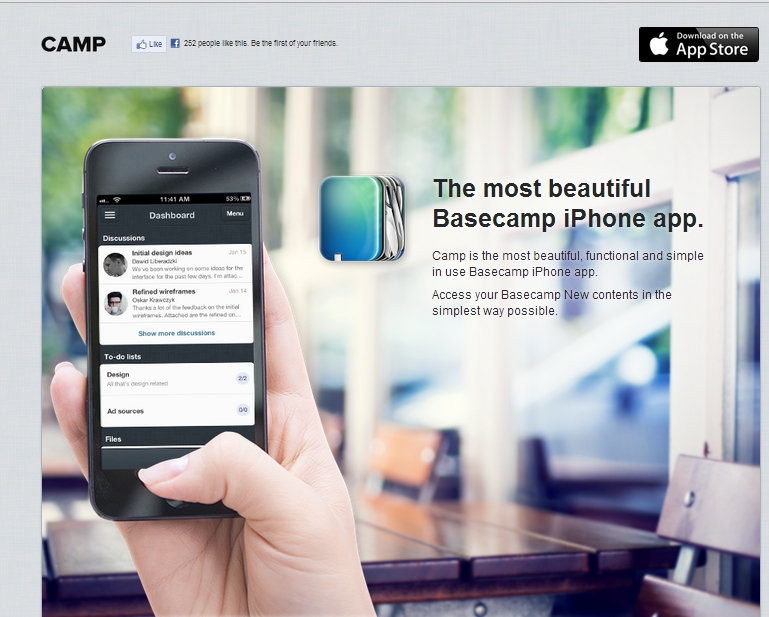 37 signals выпустили официальное iOS приложение для Basecamp. Спустя 8 лет после запуска 37 signals выпустили официальное iOS приложение для Basecamp. Спустя 8 лет после запуска