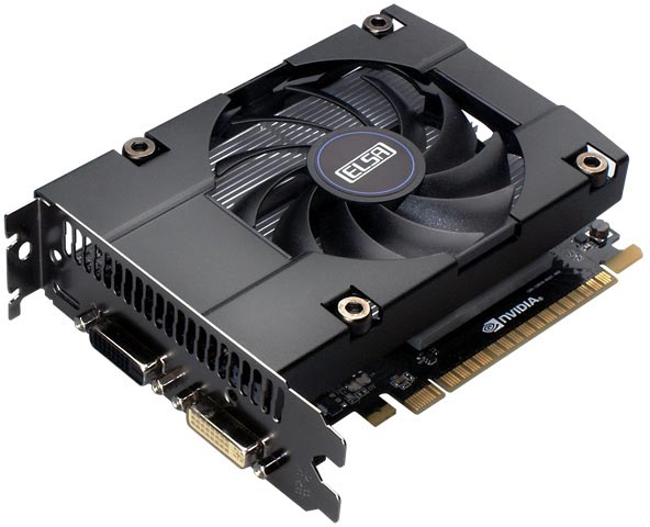 3D-карта ELSA GeForce GTX 650 Ver. 2 S.A.C. обходится без дополнительного питания