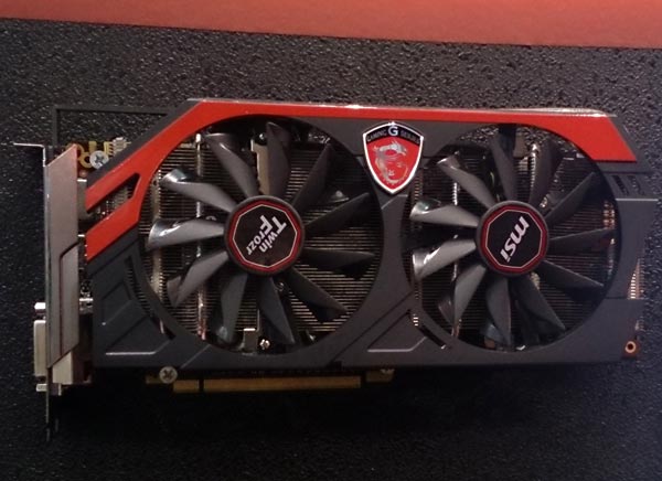 В конфигурацию 3D-карты MSI GeForce GTX 780 Gaming входит 3 ГБ памяти GDDR5