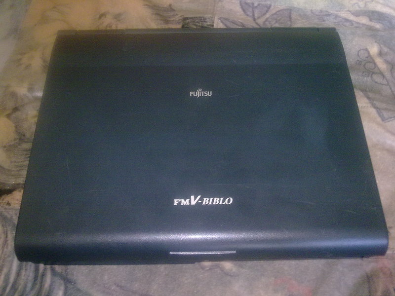 Старое железо / Старый японский ноутбук FMV-BIBLO NU13D