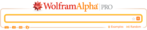 Поисковые машины и технологии / Wolfram Alpha Pro