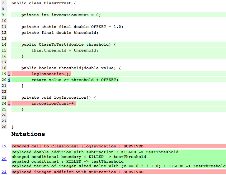 JAVA / Mutation testing на примере Pitest