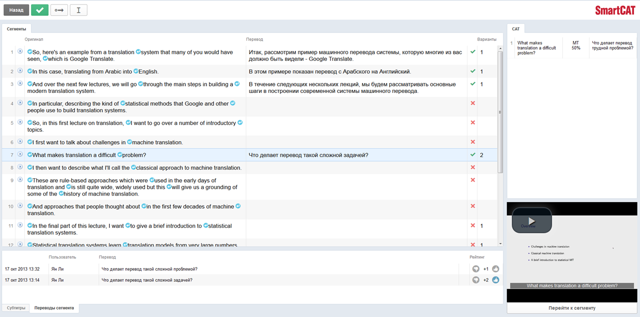 ABBYY SmartCAT: облачные технологии для переводчиков