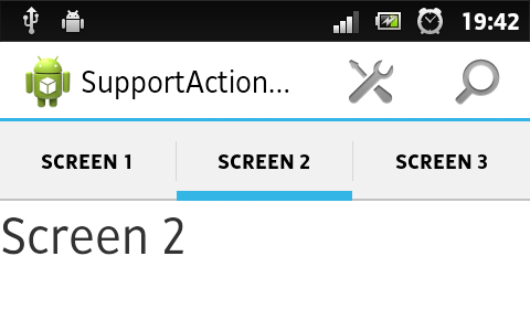 ActionBar на Android 2.1+ с помощью Support Library. Часть 2 — Навигация