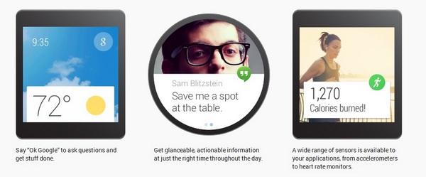 Android Wear новая платформа Google для носимой электроники Google Android Wear