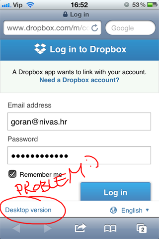 Apple отвергает любые приложения, использующие Dropbox