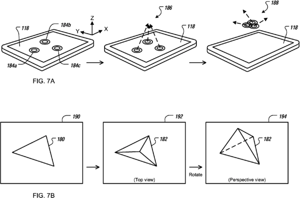 Apple запатентовала 3D управление при помощи жестов на сенсорных экранах