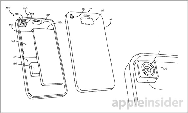 Два патента Apple касаются установки сменных объективов на смартфоны и планшеты