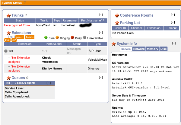 Asterisk на Mikrotik