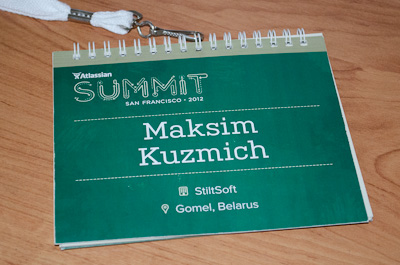 Atlassian Summit 12 в Сан Франциско