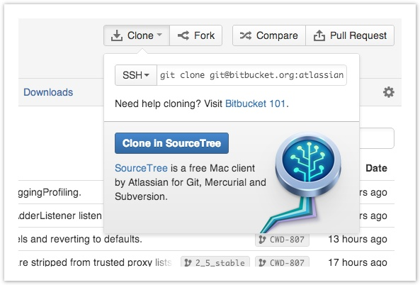Bitbucket — большое обновление image