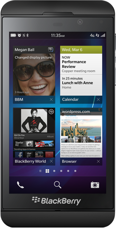 BlackBerry 10, BlackBerry Z10, BlackBerry Q10