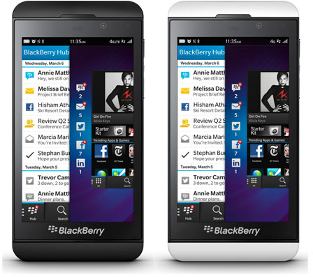 Представлены первые смартфоны на платформе BlackBerry 10