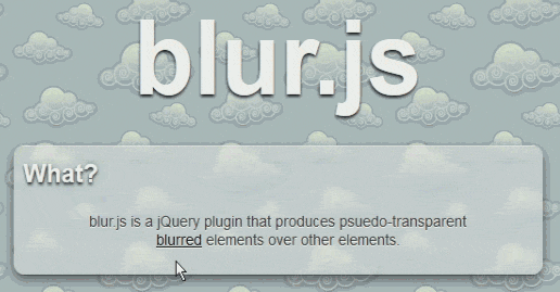 Blur JS