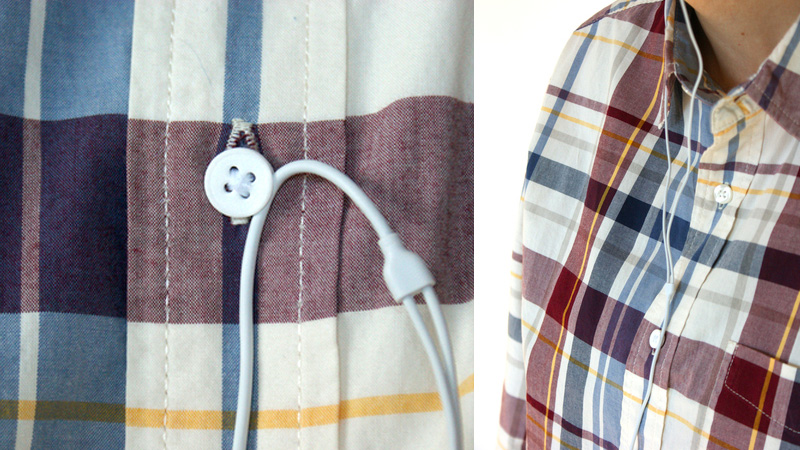 Button 2.0 — пуговица держатель для наушников