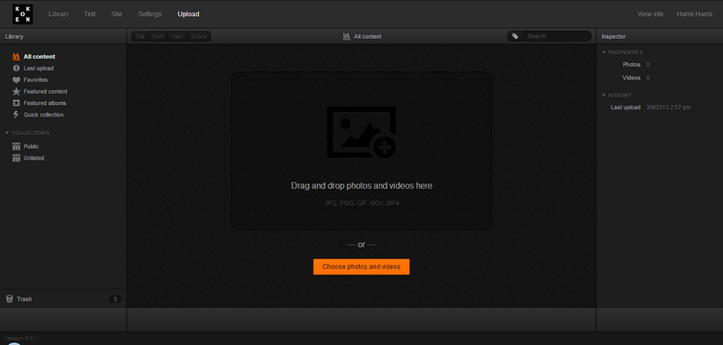 CMS Koken для фотогалерей CMS Koken для фотогалерей