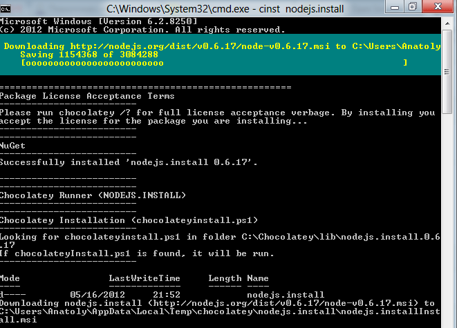 Chocolatey — apt get для Windows
