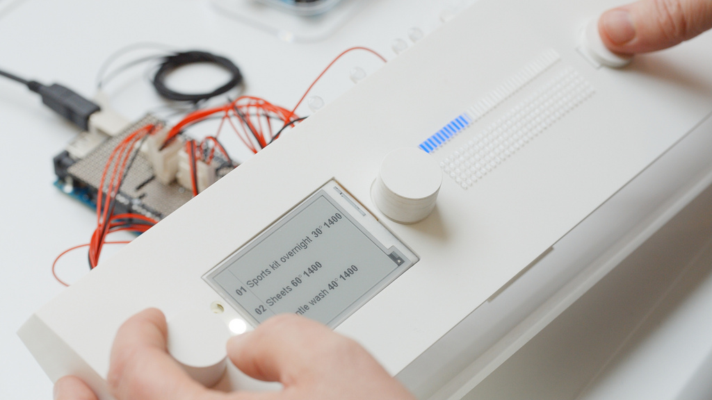 Cloudwash: стиральная машина с Wi Fi от создателей Little Printer