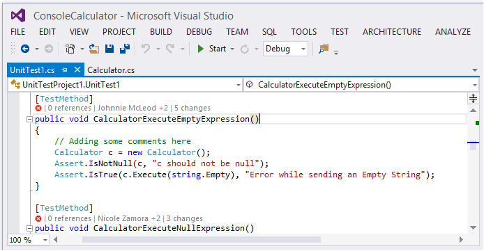 CodeLens в Visual Studio 2013