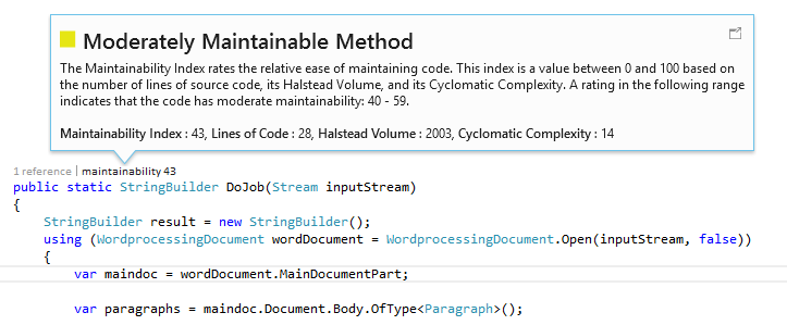 CodeLens в Visual Studio 2013