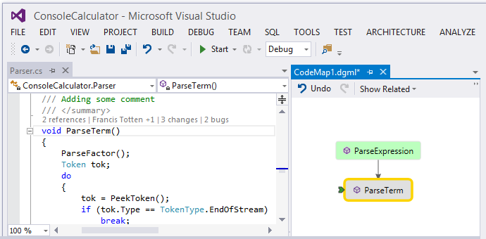 CodeLens в Visual Studio 2013