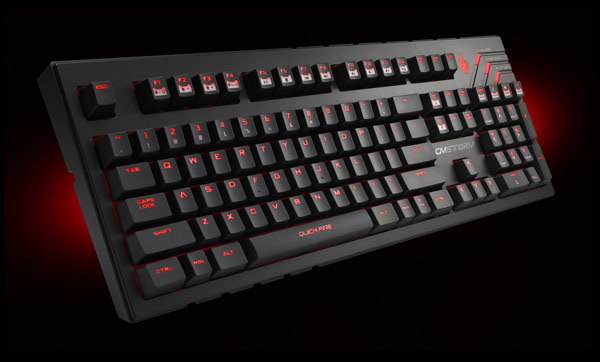 В клавиатуре Cooler Master CM Storm QuickFire Ultimate используются механические клавиши Cherry MX