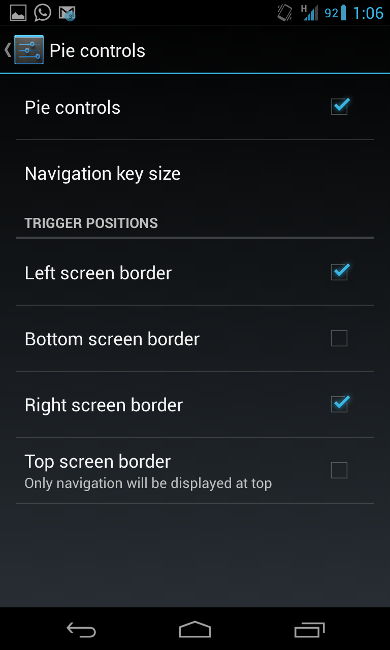 Pie Controls