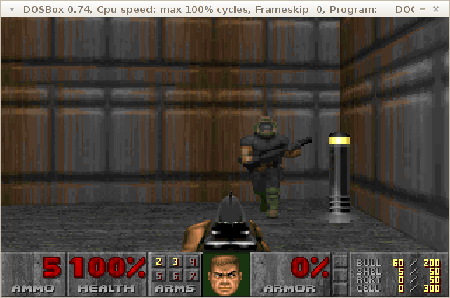 DOOM под DOSBox для маленькой компании