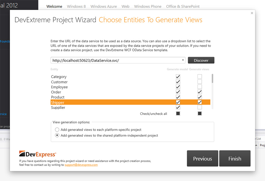 DevExtreme: быстрое создание кросс платформенного бизнес приложения на HTML5 в Visual Studio DevExtreme: быстрое создание кросс платформенного бизнес приложения на HTML5 в Visual Studio