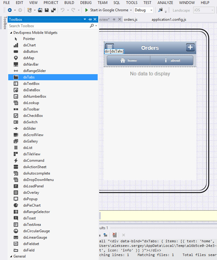 DevExtreme: быстрое создание кросс платформенного бизнес приложения на HTML5 в Visual Studio