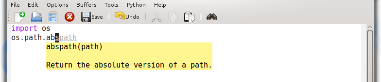 Emacs как IDE для Python image