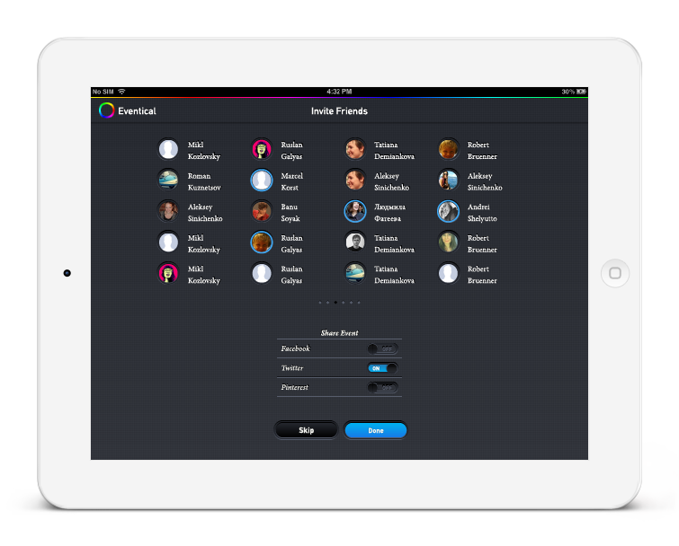 EventiCal — iPad календарь событий, о которых не пишут в афишах EventiCal — iPad календарь событий, о которых не пишут в афишах
