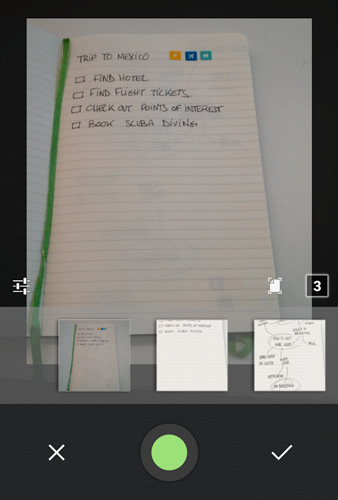 Evernote 5 для Android: новые режимы съемки, поддержка блокнотов Smart Notebook от Moleskine, ярлыки и поиск в документах