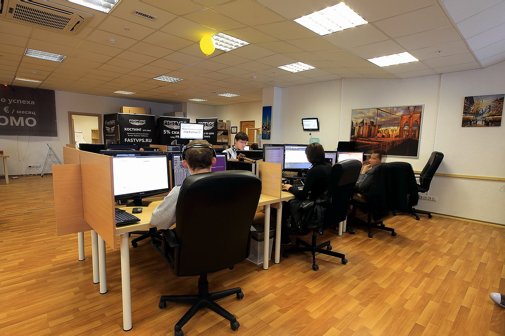 FastVPS.ru — офис компании в Санкт Петербурге