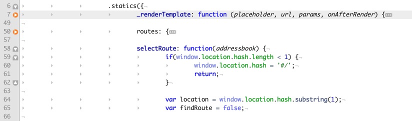 Folding для объектов JavaScript в TextMate