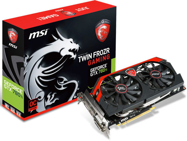 Цену 3D-карты MSI GTX 780Ti Gaming 3G производитель не называет