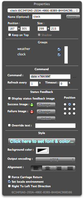 GeekTool – кастомизация рабочего стола в OS X GeekTool – кастомизация рабочего стола в OS X