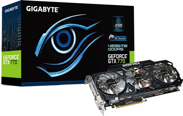 Цена 3D-карты Gigabyte GV-N770OC-4GD равна $500