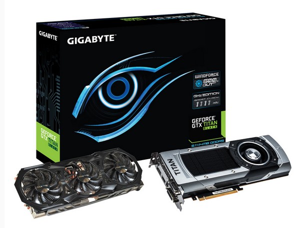 Gigabyte GeForce GTX Titan Black WindForce 3X 600W