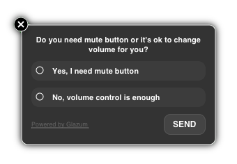 Glazum — простой и эффективный способ задавать in app вопросы в iOS приложениях