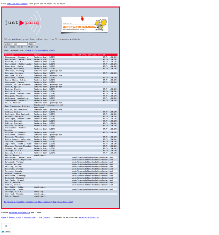 Godaddy лежит под DDOS