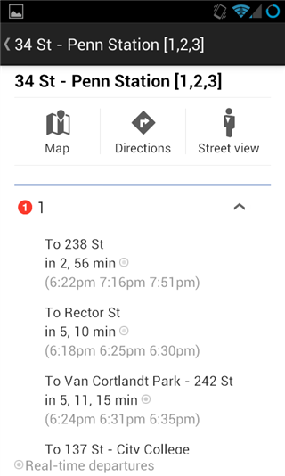 Google Maps покажет график движения общественного транспорта в режиме реального времени для некоторых городов Google Maps покажет график движения общественного транспорта в режиме реального времени для некоторых городов