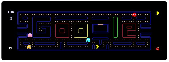 Google Pac Man на своем сайте