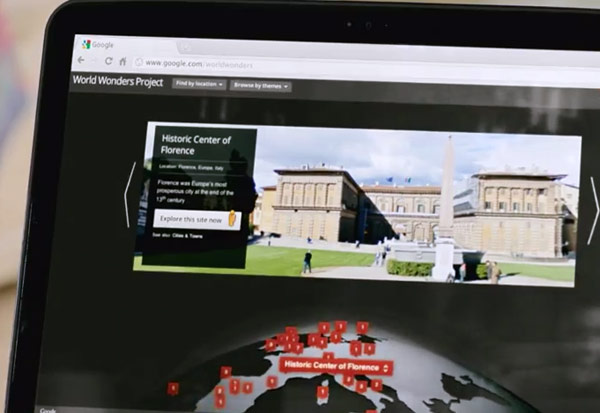 Google World Wonders Project собрал вместе чудеса света