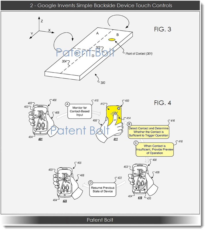 Google в гонке с Apple запатентовала сенсорное управление на панели смартфона