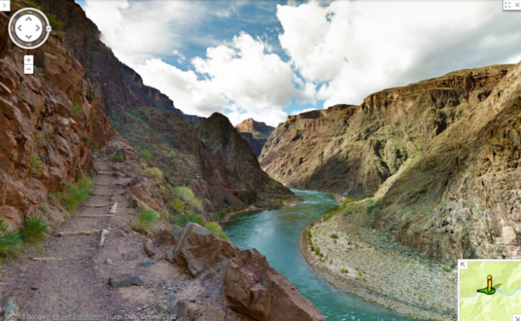 Google выложил панорамы Гранд Каньона