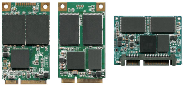 Накопители Green House GH-SSD3MA, GH-SSD2MA выполнены в типоразмере mSATA, и GH-SSD3HA — в типоразмере Half-Slim