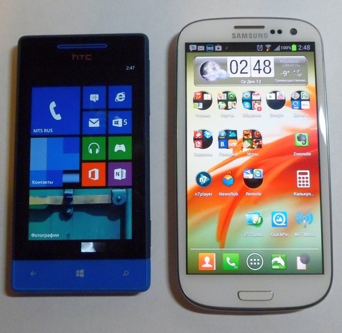 HTC 8s, первые впечатления