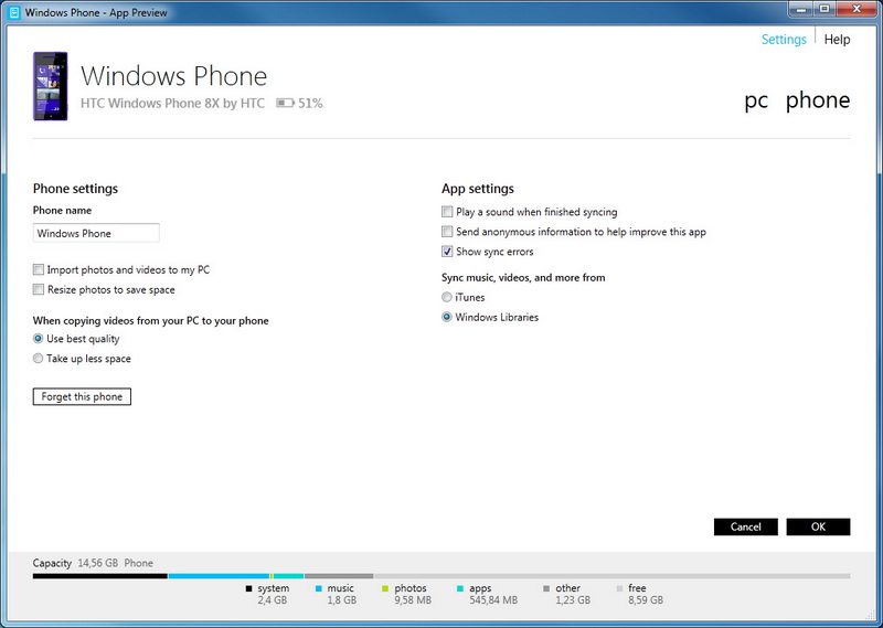 HTC Windows Phone 8X – легкость новизны