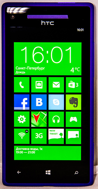 HTC Windows Phone 8X – легкость новизны